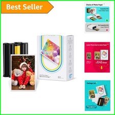 Preserve Memories: Amber M100/M200/M110/M210 Photo Printer Bundle with 80 Sheets picture