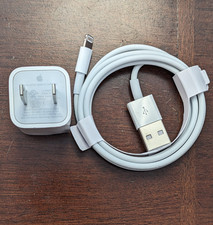 NEW Original Apple iPhone 5W USB Power Adapter Wall Charger & Lightning Cable picture