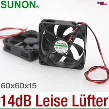 Very Quiet Fan Cooler Sunon 60x60x15 60mm HA60151V4 14dB 2500RPM Silent Quiet picture