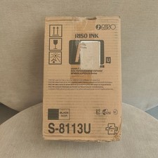 Riso S-8113U F II Type Black Ink | 2 Cartridges Genuine OEM for SF9450 SF5450 picture
