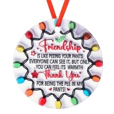 Christmas Ornaments Gifts Friendship Gifts for Friends Funny Christmas Orname... picture