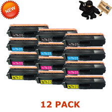 12 Pack of 3 Set CMYK Toner Cartridges for Brother High Yield 4000 Pages picture