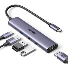 UGREEN USB C Hub 5 in 1 Multiport USB Adapter 4K HDMI, 100W Power Delivery picture