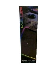 Lot of 2 Vivitar RGB LED Gaming Mouse Pads XL Desk Mat 12 Modes USB Light Up picture