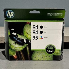 x3 NEW Genuine HP 94 95 SET Black & Color oem Ink Cartridge Combo 3 three Pack picture