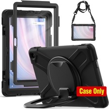 Case for Fire HD 10 Tablet (13th Gen 2023) 360° Rotating Stand with Shoulder picture