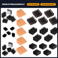 20pcs Heatsink Kit for Raspberry Pi 4 & 3 B+ - Aluminum, Copper, Thermal Tape picture