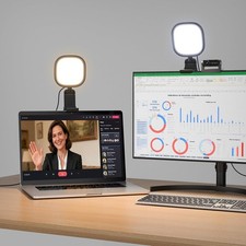 Ring Light for Laptop, Monitor, Desk, Eye-Caring Diffused LED Light picture