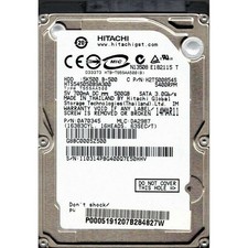 HTS545050B9A300 GENUINE HITACHI HARD DRIVE 500GB 5400RPM A70395 picture