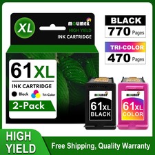 2-Pack HP 61 Ink Cartridges Compatible with DeskJet 1050 1051 1055 1056 picture