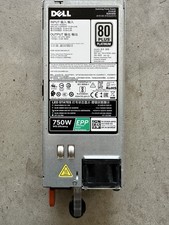 Dell E750E-S1 750W 80 PLUS Platinum Power Supply — DP/N 0PJMDN TESTED picture