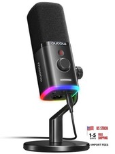 USB/XLR Podcasting Microphone for PC, Gaming Black Desktop Stand Version picture