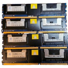 NANYA 4GB (4x1GB) 2Rx8 DDR2 PC2-5300F ECC NT1GT72U8PA5BD-3C RAM picture