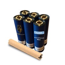 Wolfbarco 6 Rolls 4.33 x 243 Thermal Transfer Ribbon picture