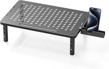 Computer Monitor Stand Riser for Desk 3 Height Adjustable Pc Laptop Tv Desktop picture