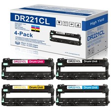Brother DR221CL Drum Unit - 2 Full Sets (8 Drum Units) - New, Open-Box Condition picture