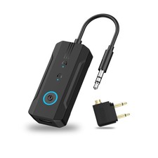 2026 Bluetooth 6.0 Transmitter Receiver, 2-in-1 Airplane Travel Adapter for 2... picture