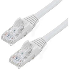 StarTech.com 50ft CAT6 Cable - White CAT6 Ethernet Cable - Gigabit Ethernet Wire picture