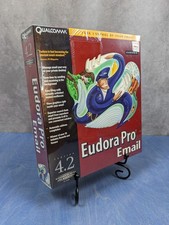 Vintage 1999 Eudora Pro Email 4.2 Sealed Cut CD-ROM CompUSA Qualcomm Software picture