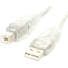 Startech USB2HAB15T 15FT USB A TO B CABLE USB 2.0 USB A TO B MALE PRINTER CABLE picture