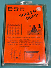 NOS Screen/Dump Screen Dump TI-99/4A Cassette Extended Software Co Sealed picture