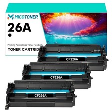 2 PACK CF226A 26A Toner Cartridge for HP Laserjet Pro M402n MFP M426fdw Printer picture