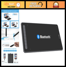 Wireless Drawing Tablet 10x6 - Bluetooth Graphic Tablet with Battery-Free Stylus picture