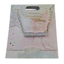 2026 Walt Disney World Parks Logo Always Dreaming Necklace - Gold Toned picture