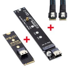 Cablecy NGFF M-Key NVME Male to Female Extension Cable 40cm with SFF-8654 picture