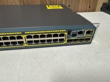 Cisco Catalyst 2960-S 48-Port PoE+ Switch WS-C2960S-48LPS-L Power On /Untested ⚡ picture