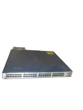 CISCO WS-C3750E-48PD-SF 48 Port Gigabit Layer 3 POE Switch 10Gbps Uplinks 3750E picture