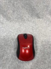 Logitech M525 Wireless Optical Mouse Red Black Unifying Compatible No Dongle picture