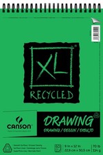 Canson XL Series Recycled Drawing Paper Pad, Top Wire Bound, 70 Pound, 9 x 12 picture