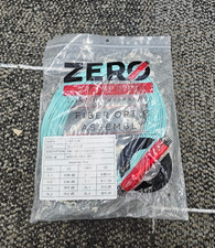 (QTY 2) ZERO 42D1-1-12 Pro Series Fiber Optic Assembly OM4 2MM Duplex LC LC 12M picture