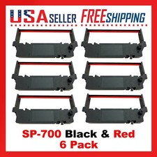 SP-700 x 6 Pack Ribbon Ink BLACK / RED Star SNBC Epson Kitchen Printer SP700 picture