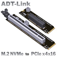 ADT-Link M.2 NVMe to PCIe 4.0 X4 X16 Adapter Card M2 NVMe PCIe4.0 Riser Adapter picture