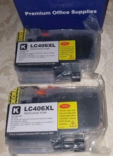 Premium Office Supplies NIB Brother Compatible 2 PK LC406XL Ink Cartridges picture