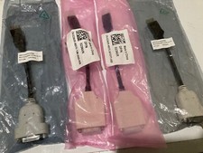 Lot of 4 New Dell Bizlink Amphenol 023NVR Display Port to DVI Video Adapter picture