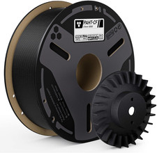 Carbon Fiber PAHT 3D Printing Filament 1.75mm Black, 1KG, High Temp, High Streng picture