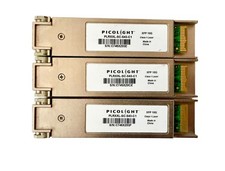 (Lot of 3) PicoLight PLRXXL-SC-S43-C1 10G SFP+ LR 1310nm 10km SMF SC Module picture