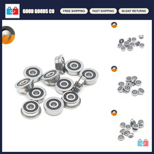 10pcs Mini Flange Bearings 3x10x4mm ABEC-7 Rubber Sealed for 3D Printer Extruder picture