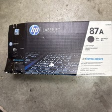 Genuine HP 87A CF287A Black Toner Cartridge Open Box picture
