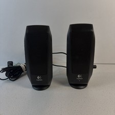 Logitech S120 - 4.4 Watt - 2.0 Stereo Speakers Black (880-000403) For PC and Mac picture