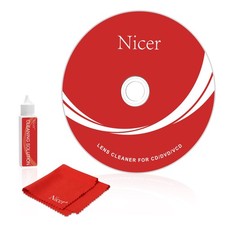 Nicer CD/VCD/DVD Player Cleaner Kit, Laser Lens Cleaning Disc with Double Red picture
