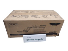 Genuine Xerox 113R00725 Yellow High C. Toner Cartridge F.Shipping *OPEN BOX picture