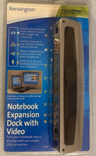 Kensington K33367 Notebook Expansion Dock With Video USB NIB picture