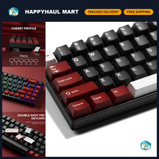 Double Shot PBT Keycaps Set 216 Keys, Cherry Profile, Jade Translucent, Compatib picture