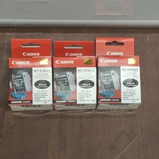 Canon BCI-10/0956A003 Black Ink Cartridge GENUINE 3 Pack - 3 Boxes - 9 Total  picture