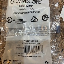 CommScope Systimax 709206725 US87 JE 2 Lot Of 12 Each picture
