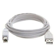 15 FT USB 2.0 A TO B HIGH SPEED PRINTER SCANNER CABLE FOR HP CANON EPSON White picture